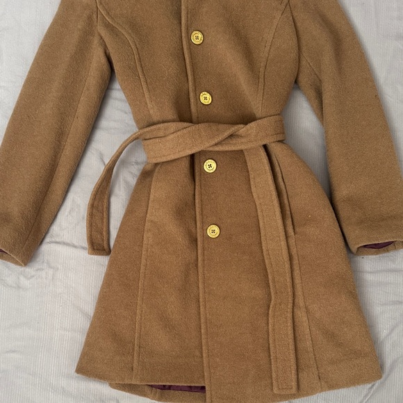 Coach Tan Trench Coat with Belt - Picture 14 of 15